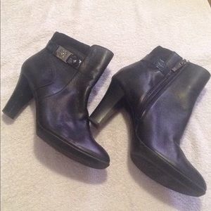 Anne Klein high heeled ankle boots